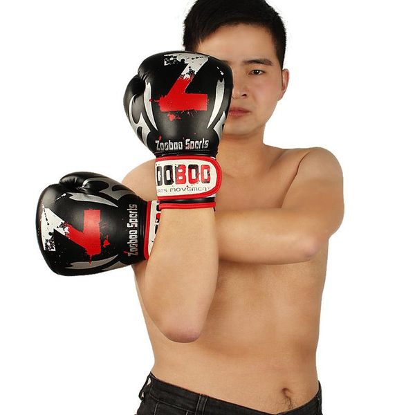 

1 пара pu кожа половина рукавицы варежки mma муай тай обучение штамповка спарринг боксерские перчатки борьба sandbag перчатки поддержка sqcp