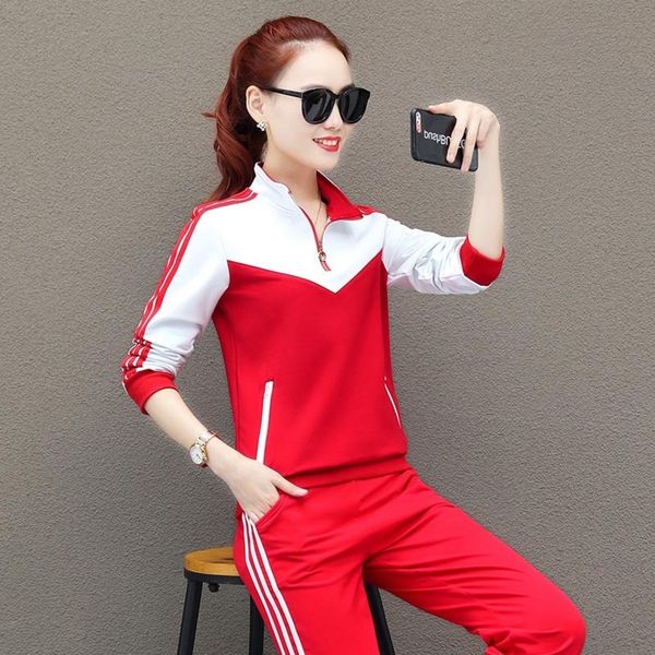 

l1rcx women's summer fashion casual two sportswearautumn sweater long sleeve sportswear spring 2019 sportswear sportswearsweater new an, Gray