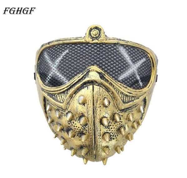 

fghgf game watch dogs 2 wd2 mask marcus holloway mask wrench cosplay rivet face half face la qylssf powerstore2012