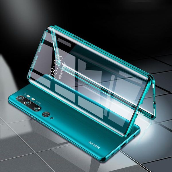 

magnetic case for xiaomi mi note 10 pro case double side glass bumper shockproof back cover for xiaomi mi note 10 h sqcfup