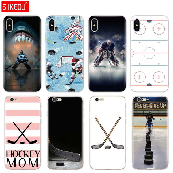 

sewqphone silicone cover vip 6x8 7 6s 5s se plus 10 xr xs max case hockey momvtrvgt