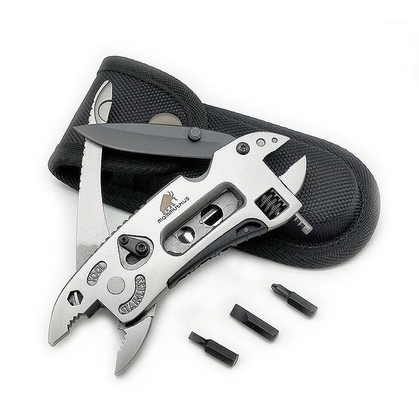 

mammuthus fold knife travel camp plier wrench adjustable tool jaw screwdriver hike hunt survive kit multi fucntion spanner1