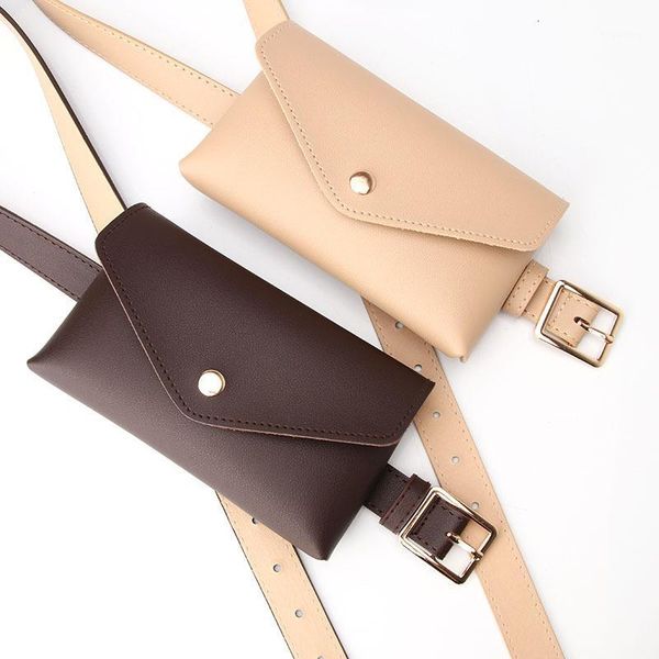 

waist bags packs women leather pu adjustable belt bag pack wallet phone pouch ladies salesperson work ey*1