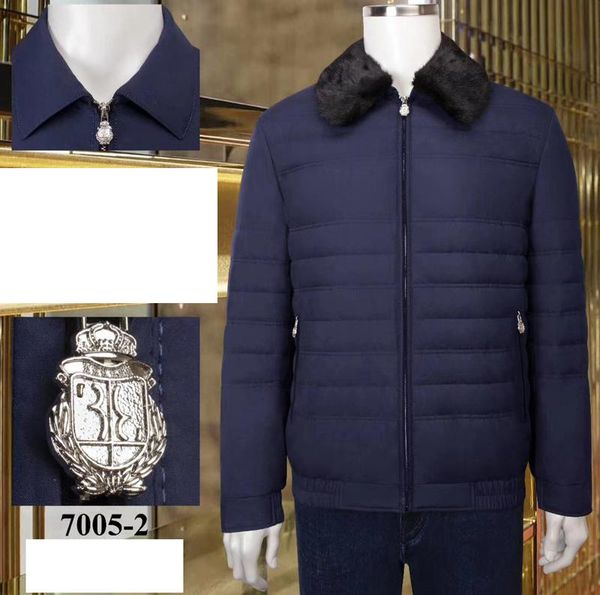 

parkas jacket thick men 2020 winter new cotton fashion casual england zipper gentleman big size m-4xl, Black