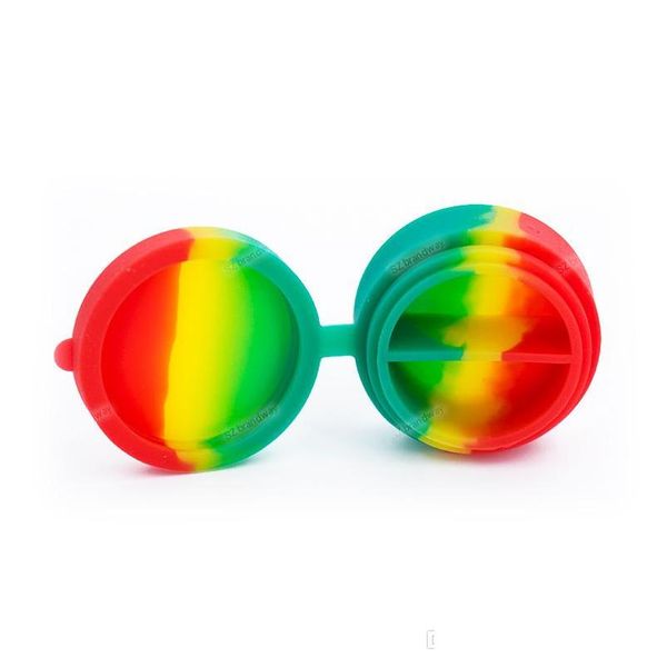 

design 7ml split sile container divider sile wax and oil concentrate container portable non-st sqcwye ppshop01