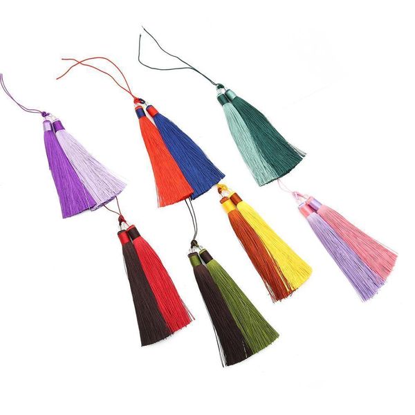

1set pack polyester tassel fringe trim 12cm cotton silk tassels for wedding decoration handmade diy sewing curtains accessories h qylkzc
