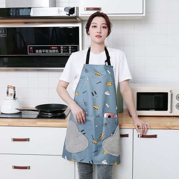 

household erasable hand apron kitchen cooking work clothes overclothes apron oil-proof waterproof korean cute household oversleeve