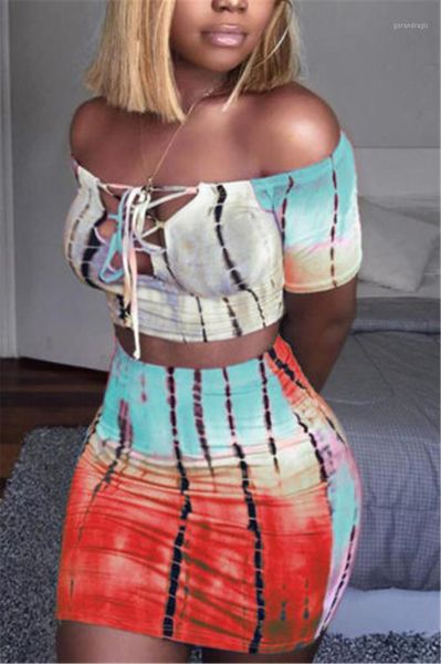 

womens bodycon two piece crop skirt set ladies bandage fashion women bodycon skirt off shoulder tank summer two piece set1, White