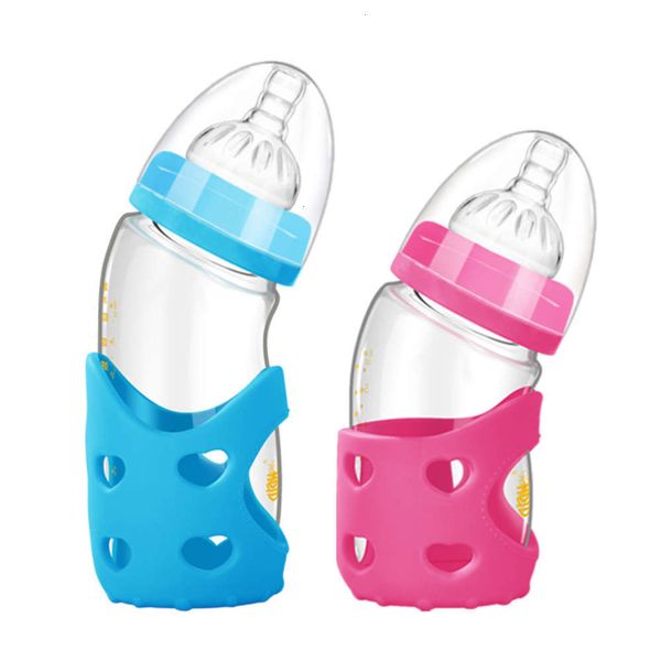 

anti falling elbow glass wide caliber and flatulence newborn baby drinking bottle