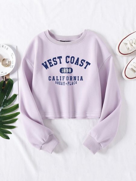 

letter graphic drop shoulder sweatshirt l9yk#, White;black