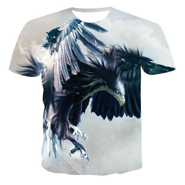 

new three-dimensional vortex summer o-collar daily 3d print shirts hippie graphic oversized men clothing