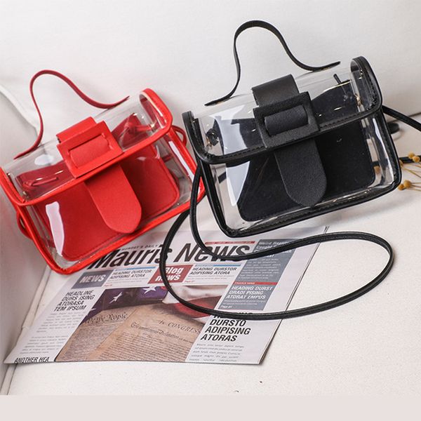 

waterproof phone shoulder bag for women chest pack lady tote handbags presbyopic purse designer pvc cosmetic messenger bag