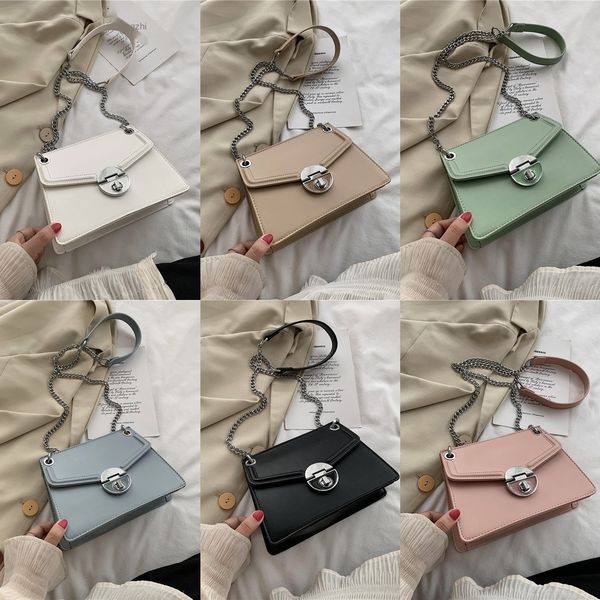

lhv2x summer chain women shoulder small square 2020 new fashion and messenger small bag square online red versatile ins one shoulder simple