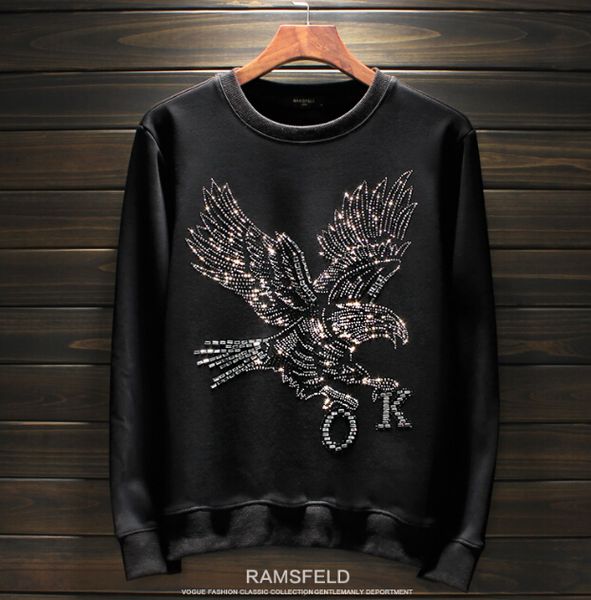 

2021 new design hoodies sweatershirt eagle autumn 2218, Black