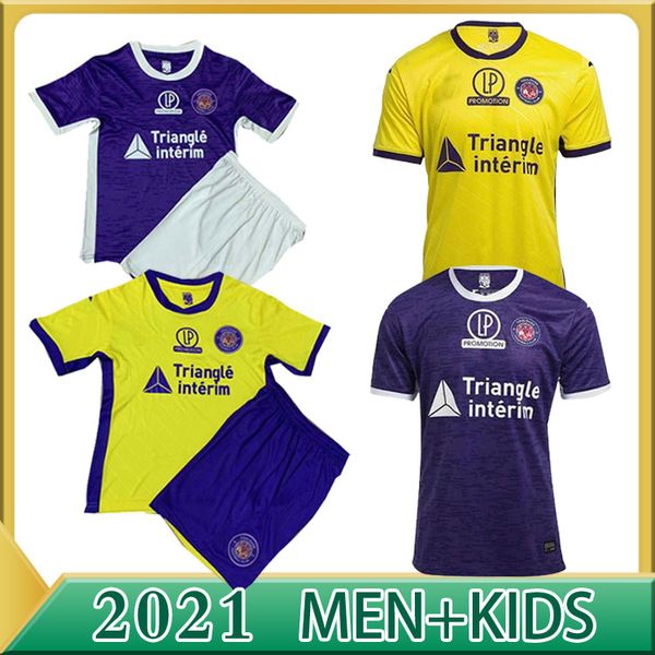 

20 21 fc toulouse soccer jerseys home away third 2020 sangare 17 diakite 19 kone 34 gradel 7 said 25 sylla 12 jersey football shirt, Black;yellow