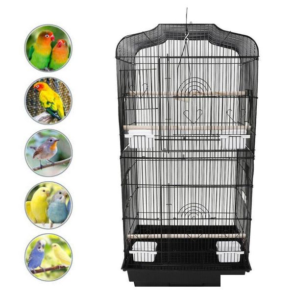 

37" bird parrot cage canary parakeet cockatiel fin qylywo yh_pack