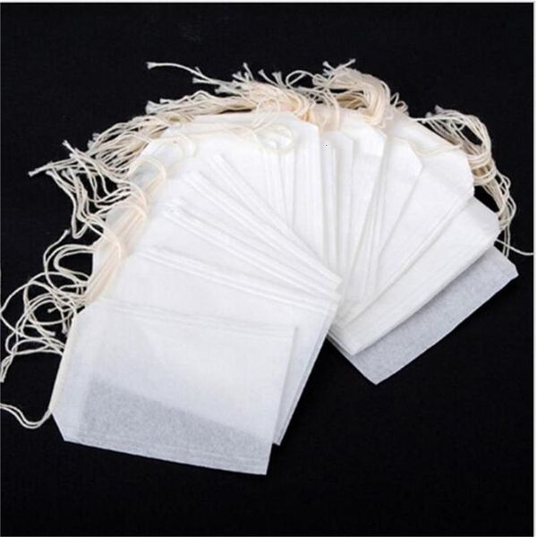 

fashion teabags 100pcs/lot 6 x 8cm empty with string filter non-woven tea bags