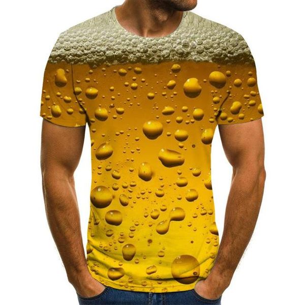 

beer it's time letter men novelty outfit clothing 3d print shirts kawaii aesthetic funny men clothing