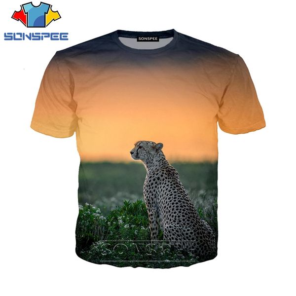 

cool animal leopard cheetah 3d print shirts harajuku anime hippie men clothing