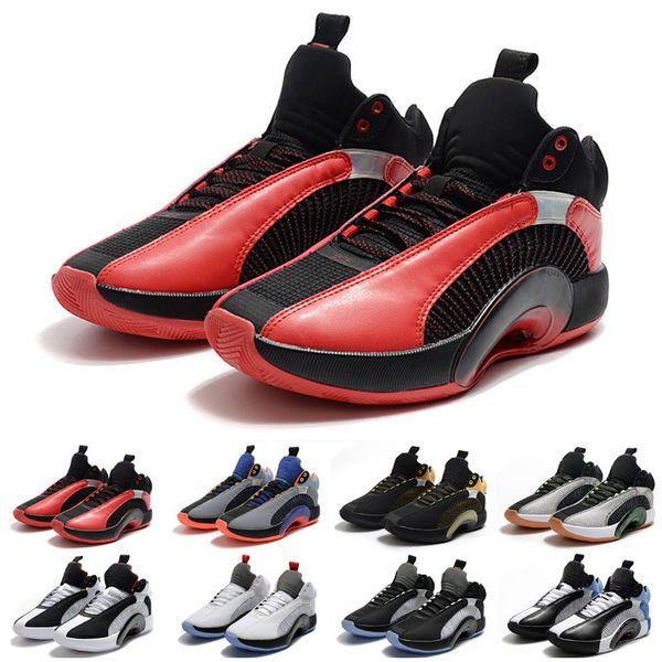 

outdoor basketball shoes for men jumpman 35 35s blue bred eclipse snow mens trainers sports sneakers