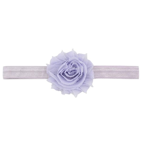 

2 inch 24pcs /lot shabby chiffon wave rosette flowers headband hair bow kids headwear hair band for hair accessories 583 q bbygtf