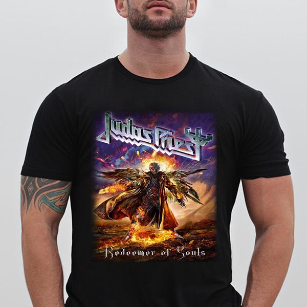 

judas priest redeemer of souls full color world tour black t shirt s 3xl 2018 new arrival t shirt new sport hooded sweatshirt hoodie