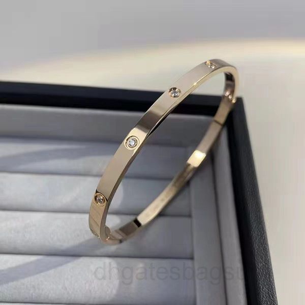 

v gold original cnc high version wide six diamond narrow kajia bracelet four non ten bracelet female gv27, Black