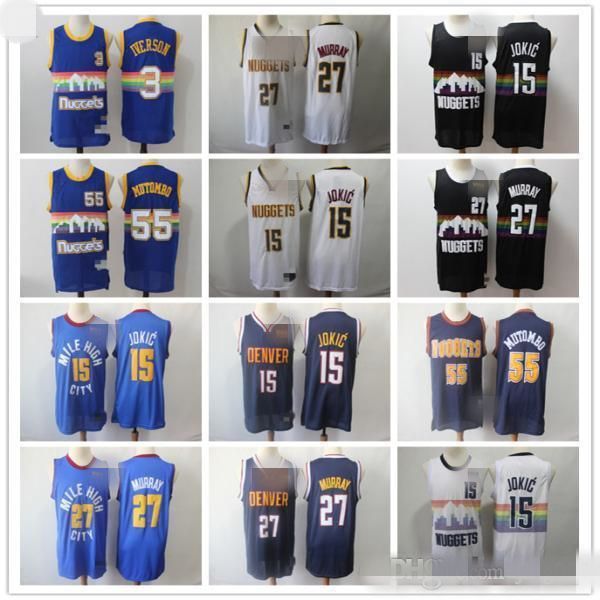 

mens\rdenver\rnuggets\r55 dikembe\rmutombo 3 allen\riverson 15\rnikola\rjokic\r27 basketball jamal\rmurray, Black;red