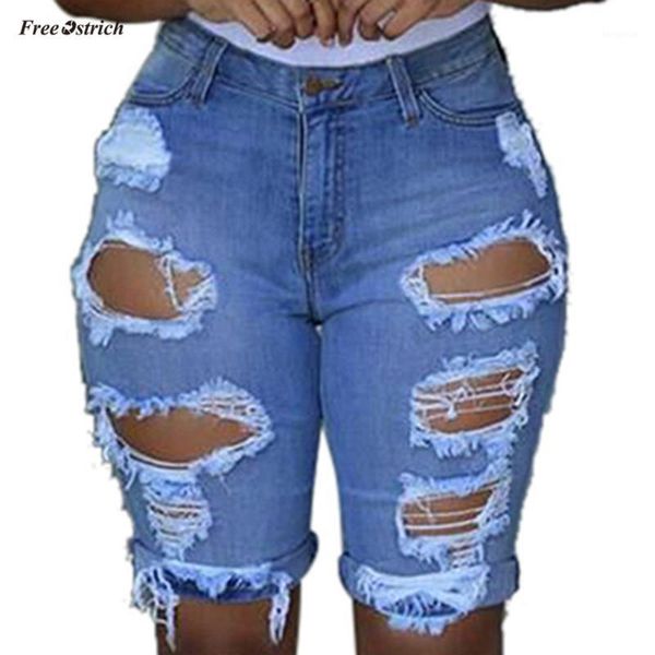 

ostrich clothes women shorts women elastic destroyed hole jeanshort short pants denim shorts ripped casual jeans pants1, White;black