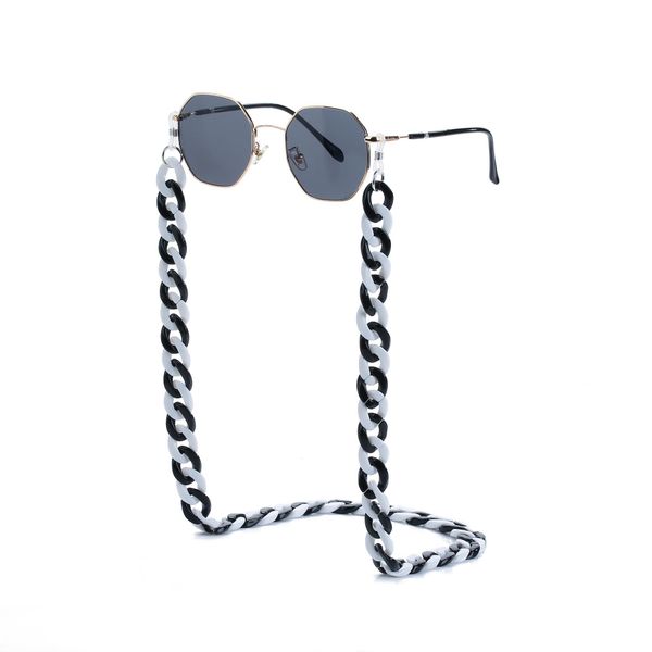 

20 colors fashion wide acrylic sunglasses chain women reading glasses resin punk chain largands glasses chain eyeglasses strap h jllsvk