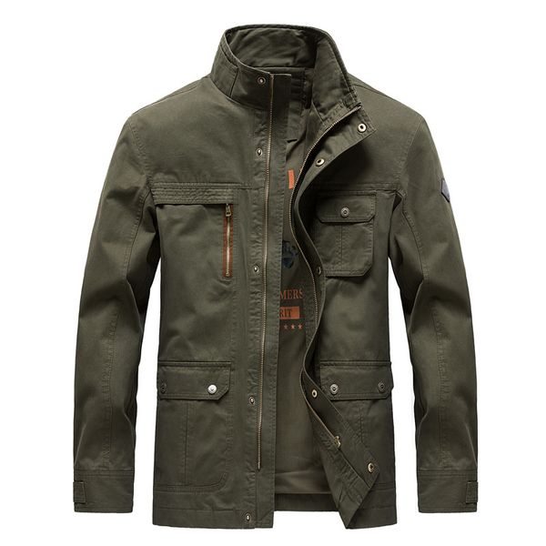

2020 denim cotton windbreakers long multi-pocket, casual military jacket men's clothes wwle, Black;brown