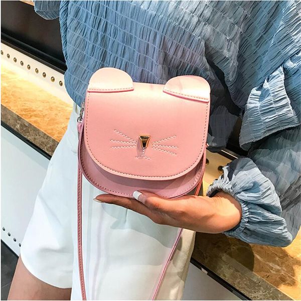 

handbags girls cute embroidery cat girls handbag shoulder bag new year christmas present