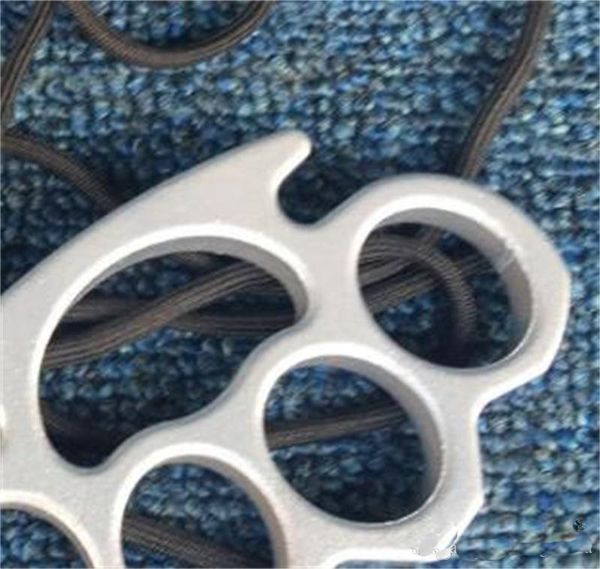 

new gilded thick 13mm steel brass knuckle duster color black plating silver hand tool clutch 4 5qd ww454612