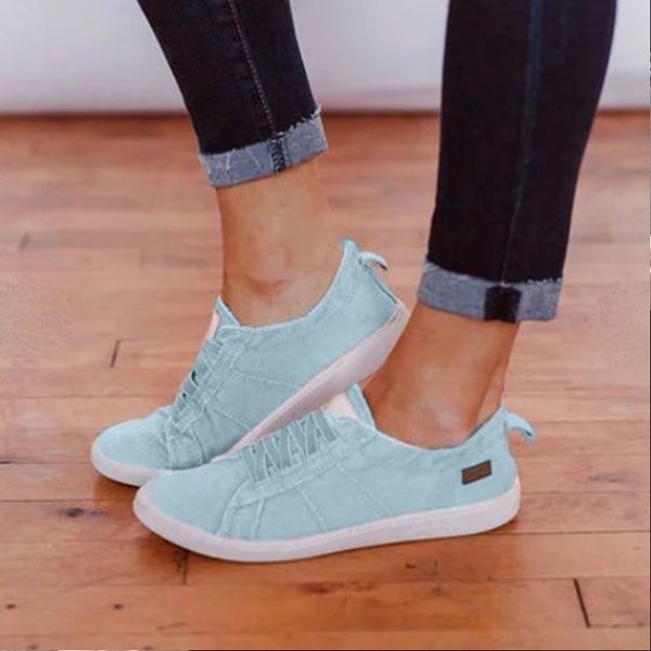 

spring autumn new style women vulcanized solid shoes sneakers ladies lace-up casual shoes breathable walking canvas shoes y200801, Black