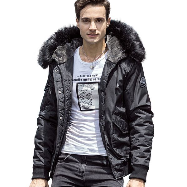 

winter quilted men stand collar padded coat puff sleeve jacket