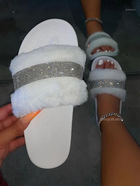 

wenyujh women flurry plush slippers home shoes soft open toe anti-slip indoor bathroom casual home shoes footwear size 35-431, Black