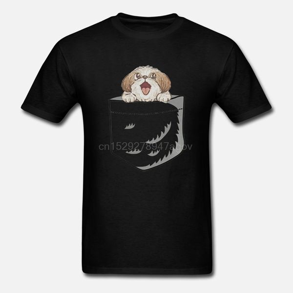 

men funny fashion pocket shih tzu hoodie designers t shirts sweatshirt