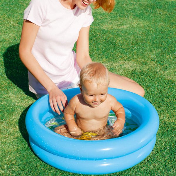 

balleenshiny baby toddler paddling pool 61cm child mini inflatable kid play mat random 1pc ocean ball pool pit indoor outdoor 201019