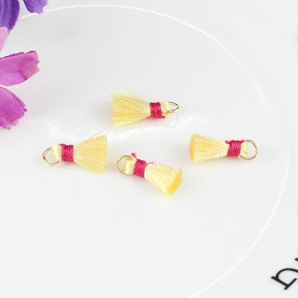 

30pcs 1.2cm mini silk tassel pendant for jewelry making diy bracelet cellphone pendant finding key bag pendant craft tassels h wmtxtf