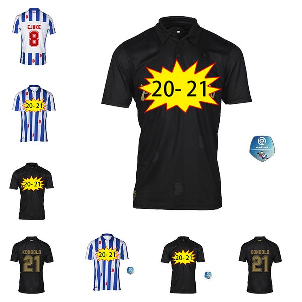

2020 2021 sc heerenveen soccer jerseys faik veerman kongolo dresevic custom 20 21 home away football shirt uniform, Black;yellow