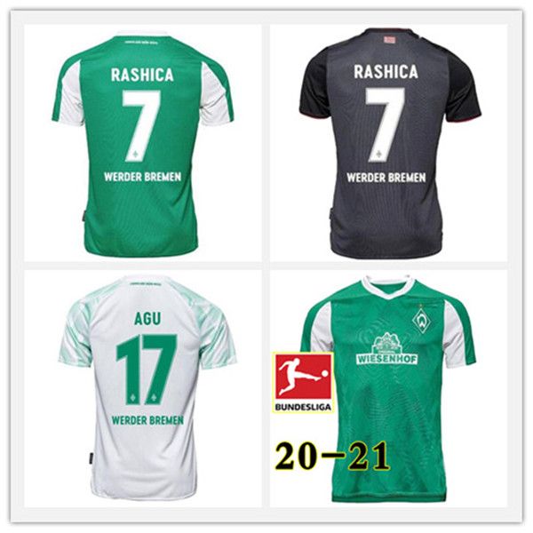 

20 21 werder bremen soccer jerseys fullkrug eggestein 2020 2021 werder bremen osako football shirt bittencourt rashica klaassen jersey, Black;yellow
