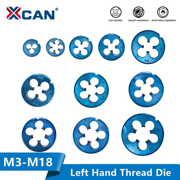

xcan metric thread die m3 m8 m10 m12 m14 m16 m18 nano left hand die blue coated screw thread for metalworking threading tool