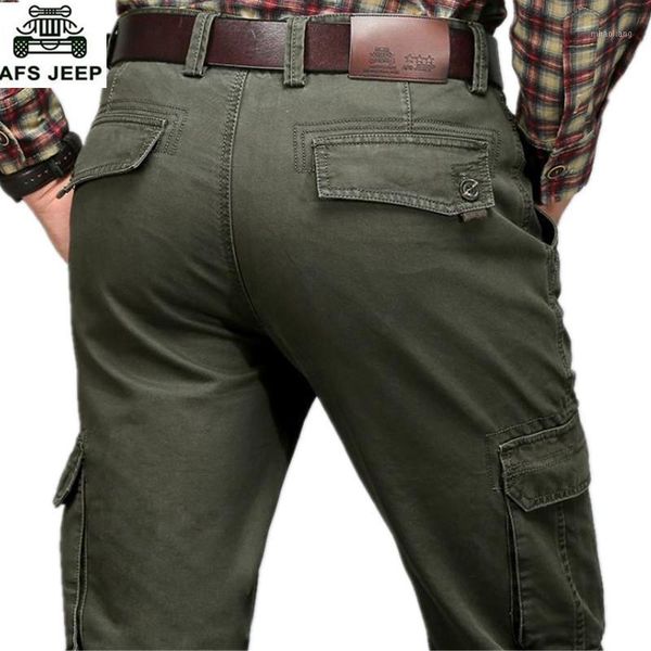

men's pants wholesale- overall cargo men's leisure long baggy loose trousers male man mens clothing botton plus size 42 441, Black