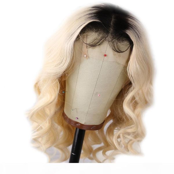 

straight 613 blonde 13x4 lace front wigs t 1b 613 short bob wigs brazilian human hair wigs 150% density remy hair, Black;brown