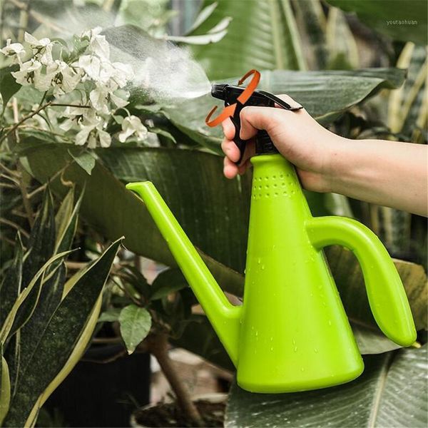 Attrezzature per l'irrigazione Coltivazione di fiori Spruzzatore per piantine Parrucchiere Piantare Teiera Patio Vaso per piante Bottiglia spray a doppio scopo Irrigatore Giardino1