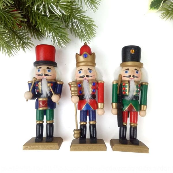 

i0bib new christmas ornaments wooden ornaments walnut ornamentspuppet soldier and clip puppet accessories 15cm deskdecorative decorations