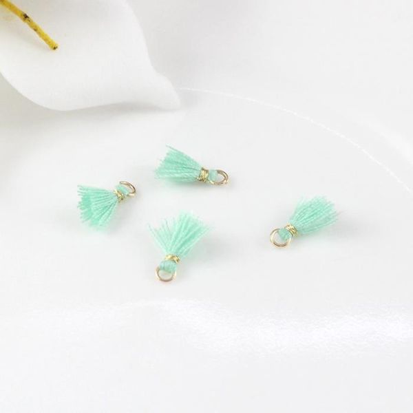 

10pcs 1cm mini cotton thread tassel diy pendant for jewelry making diy bracelet key cellphone pendant finding craft tassels h sqcmaw
