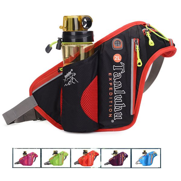 

marathon jogging cycling running hydration belt gym fitness pouch pack phone waist fanny bag water bottle holder