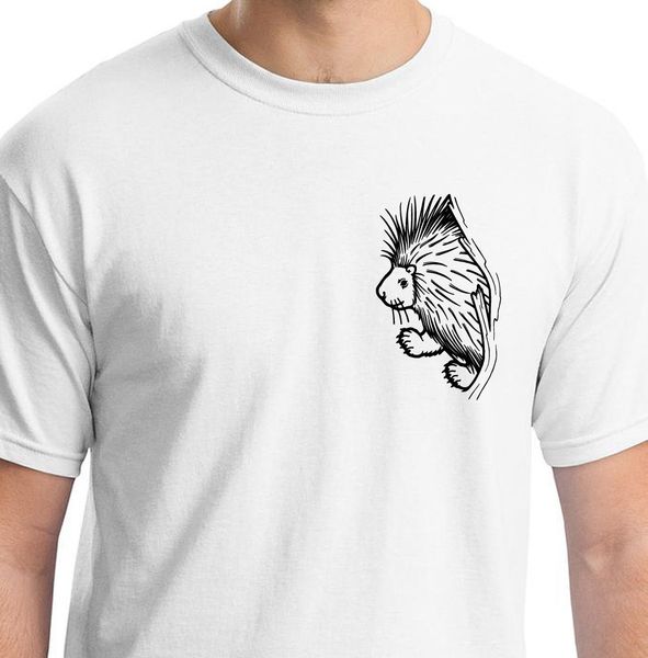 

sport 2019 summer style fashion hedgehog lover white t shirt animal gift birthday peeking pet erinaceidae tee shirt
