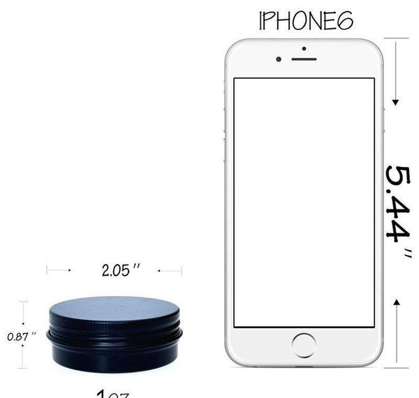 

aluminum tin cans - 40 pack 1oz / 30g round metal tin container screw cans cosmetic sample cont wmtzqq powerstore2012